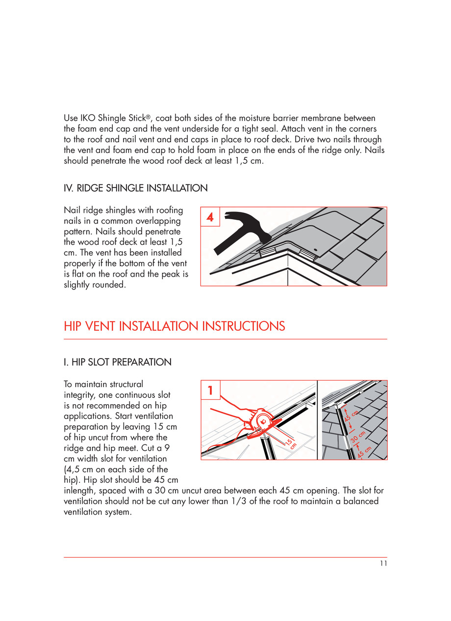 Pagina 11-IKO ARMOURVENT MULTI - ghid de montaj 