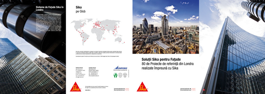 Pagina 1-Solutii Sika pentru fatade - 80 de proiecte de referinta din Londra 