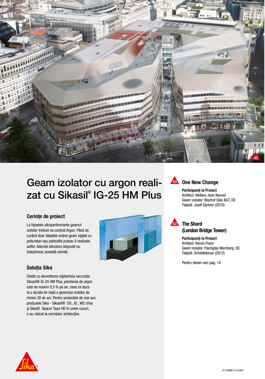 Pagina 8-Solutii Sika pentru fatade - 80 de proiecte de referinta din Londra 