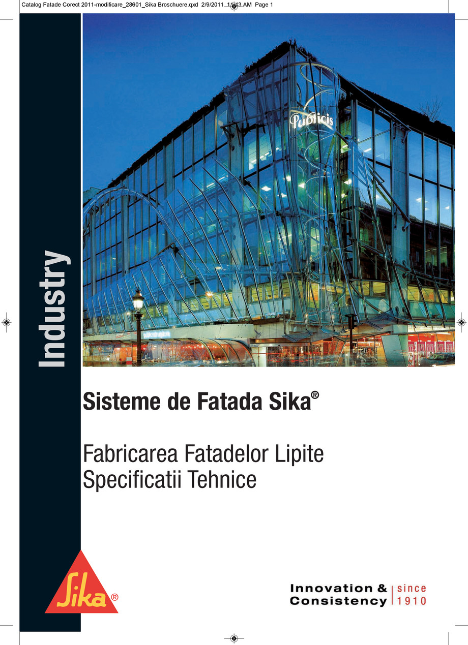 Pagina 2-Sisteme de fatade Sika - Fabricarea fatadelor lipite 