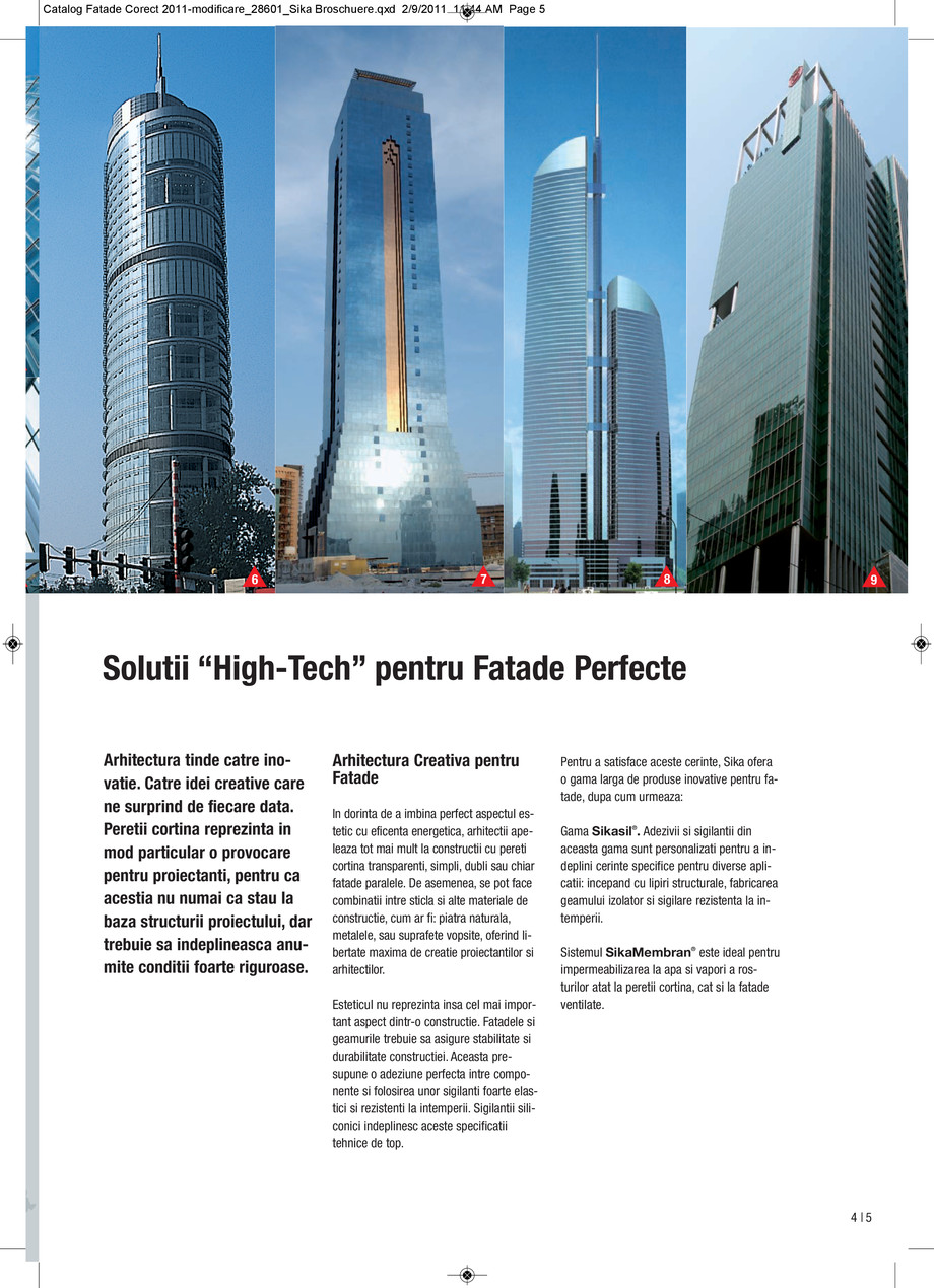 Pagina 6-Sisteme de fatade Sika - Fabricarea fatadelor lipite 