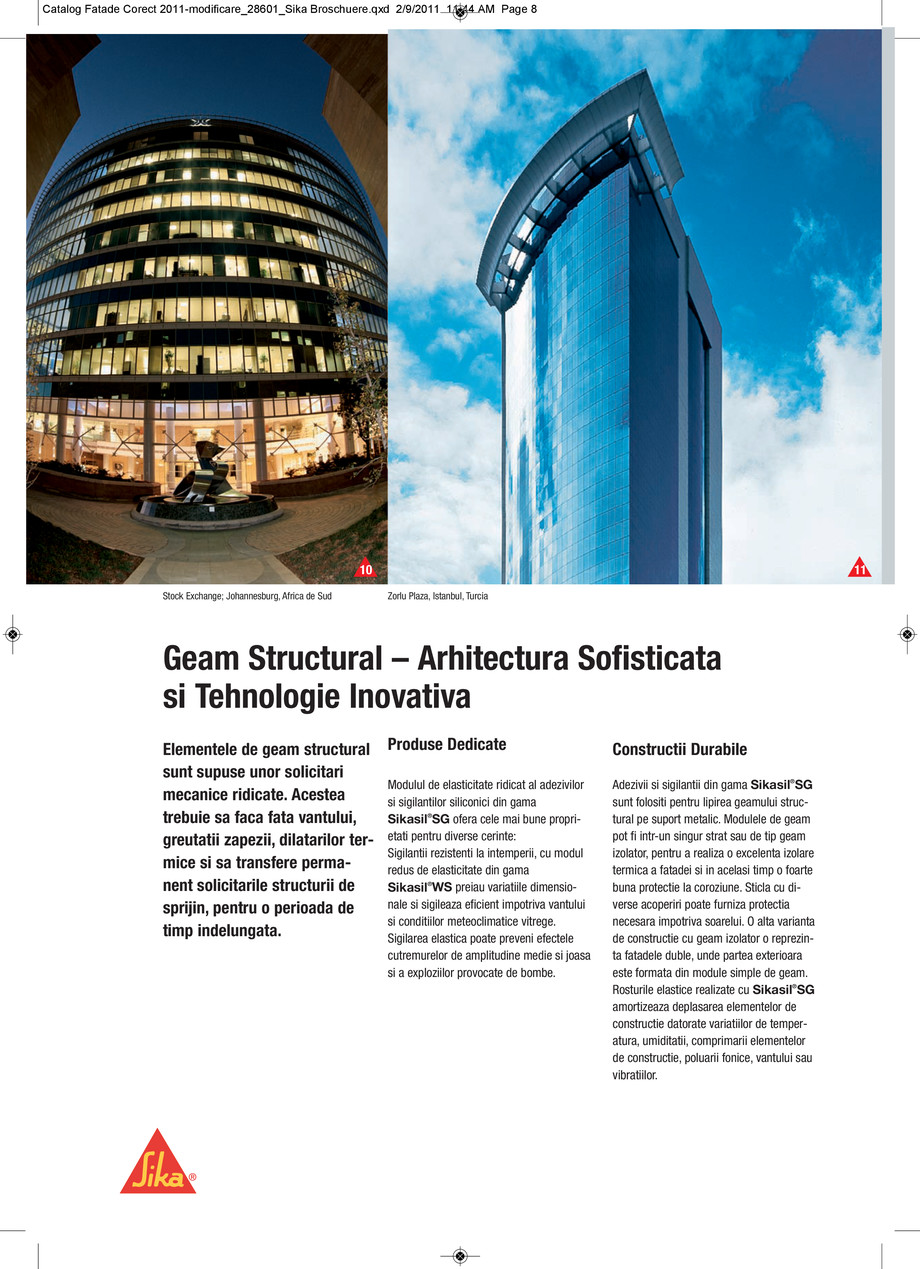 Pagina 9-Sisteme de fatade Sika - Fabricarea fatadelor lipite 