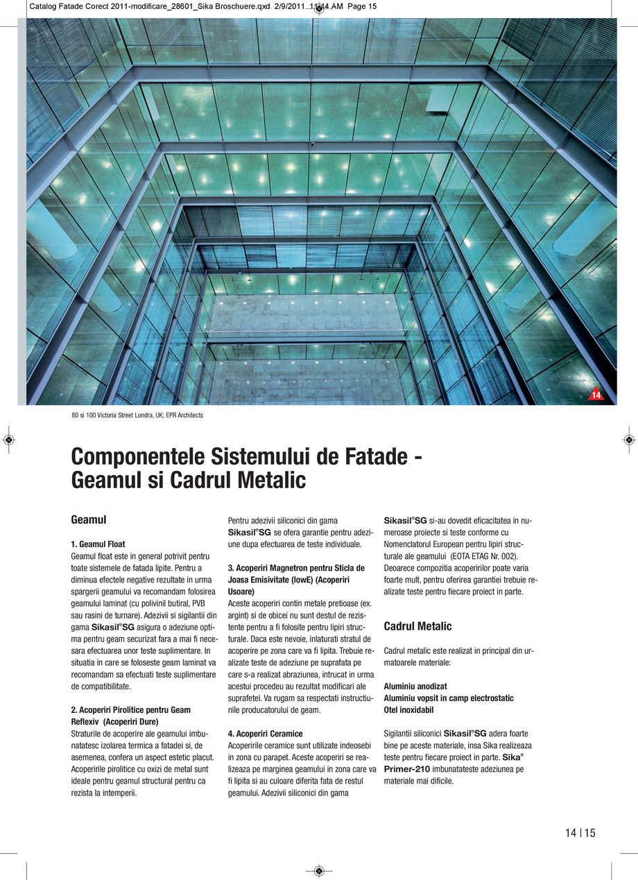 Pagina 16-Sisteme de fatade Sika - Fabricarea fatadelor lipite 