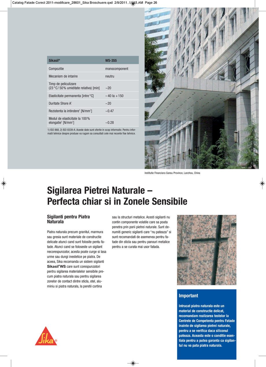Pagina 27-Sisteme de fatade Sika - Fabricarea fatadelor lipite 