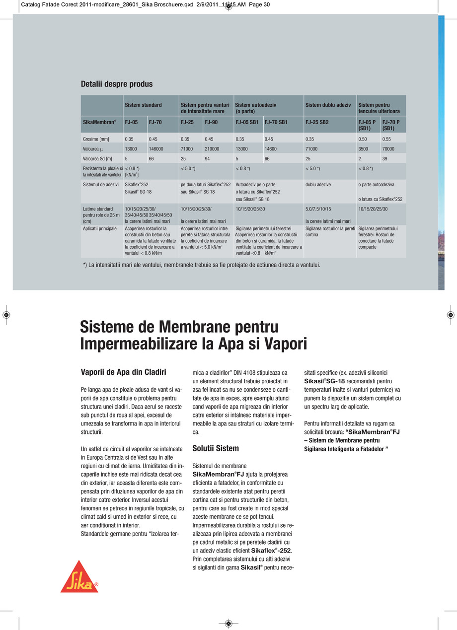 Pagina 31-Sisteme de fatade Sika - Fabricarea fatadelor lipite 