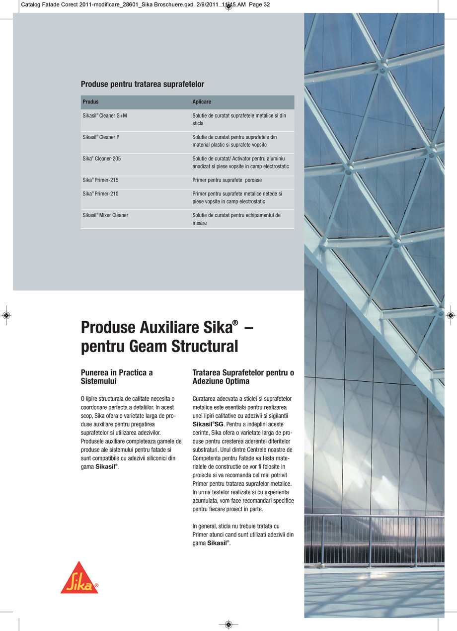 Pagina 33-Sisteme de fatade Sika - Fabricarea fatadelor lipite 