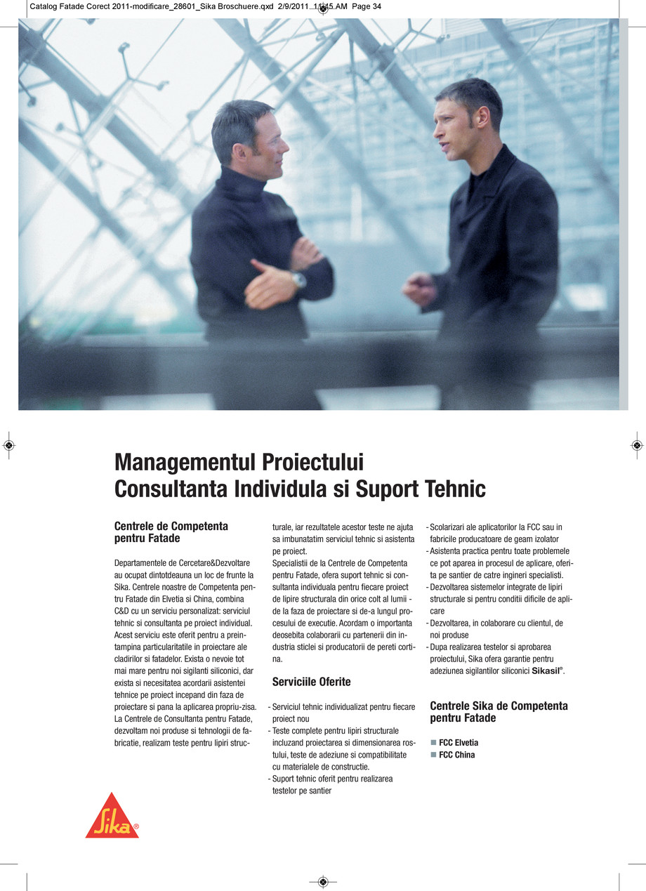 Pagina 35-Sisteme de fatade Sika - Fabricarea fatadelor lipite 