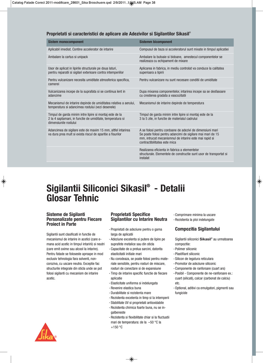 Pagina 39-Sisteme de fatade Sika - Fabricarea fatadelor lipite 
