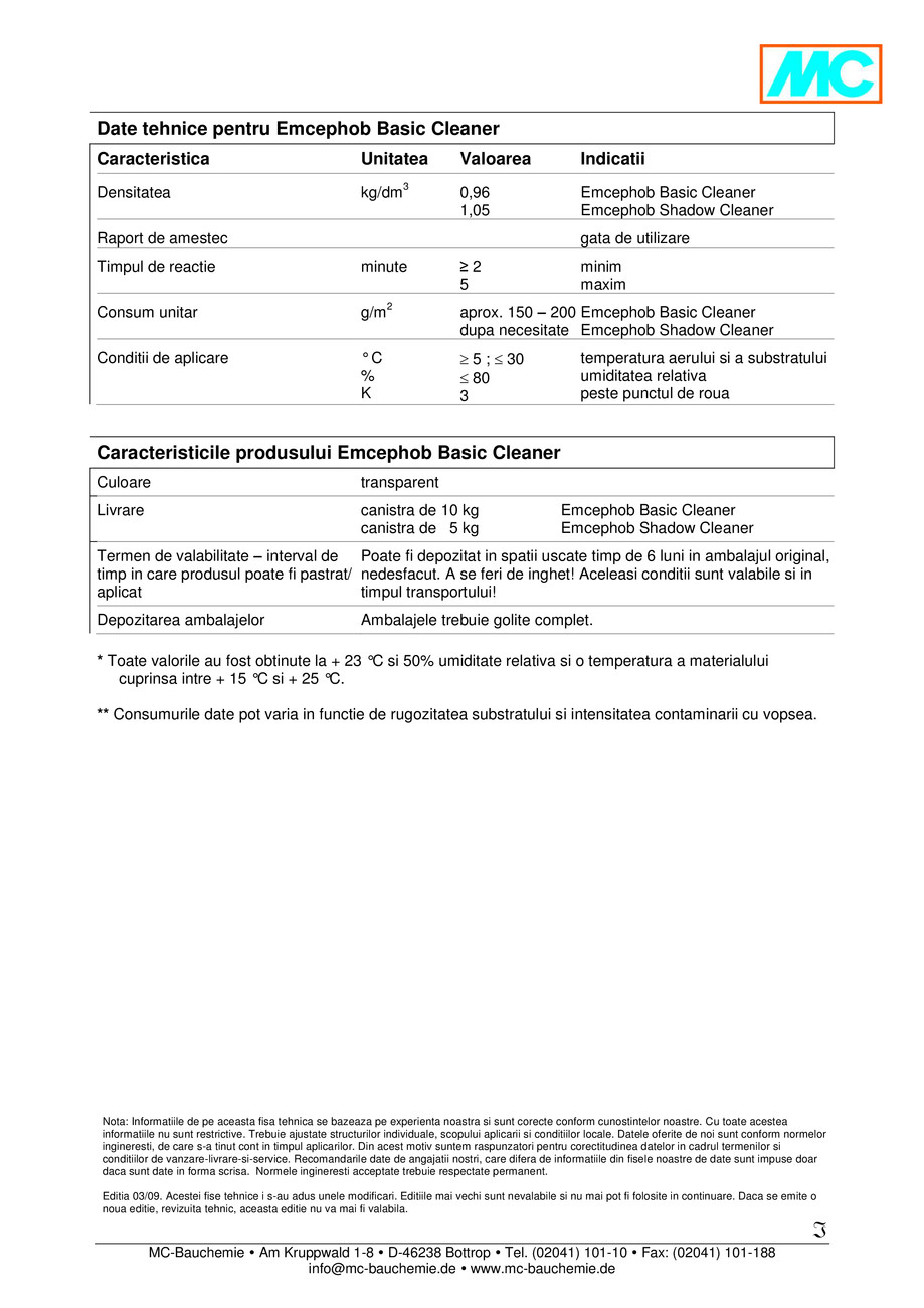 Pagina 2-Agent de curatare antigraffiti - Emcephob Basic Cleaner 