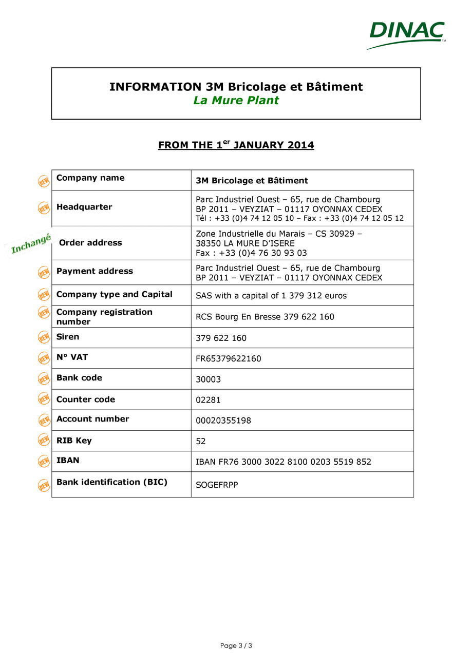 Pagina 3-Information DINAC LaMure Merger announcement 