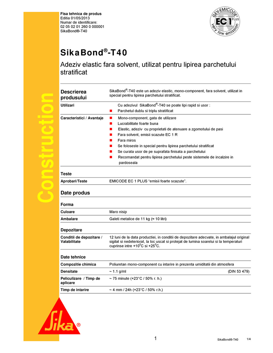 Pagina 1-SikaBond-T40 