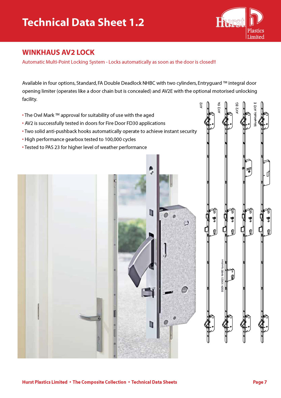 Pagina 1-Usi de exterior cu feronerie cu inchidere automata Winkhaus AV2 