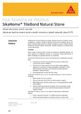 Adeziv pentru piatra naturala SikaHome TileBond Natural Stone