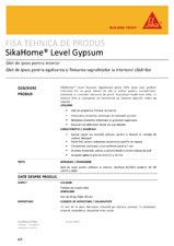 Glet de ipsos pentru interior SikaHome Level Gypsum