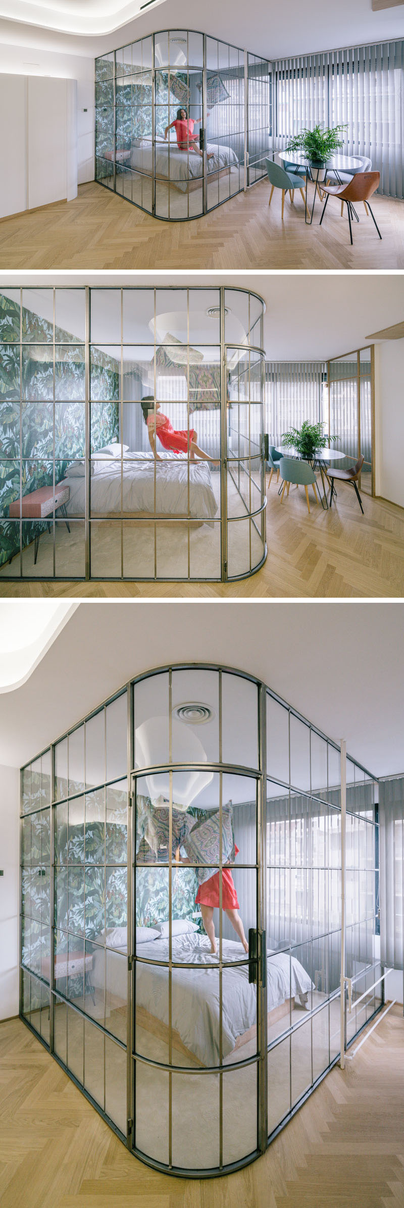 Detalii de proiectare - Dormitor și baie închise cu sticlă - Detalii de proiectare - Dormitor
