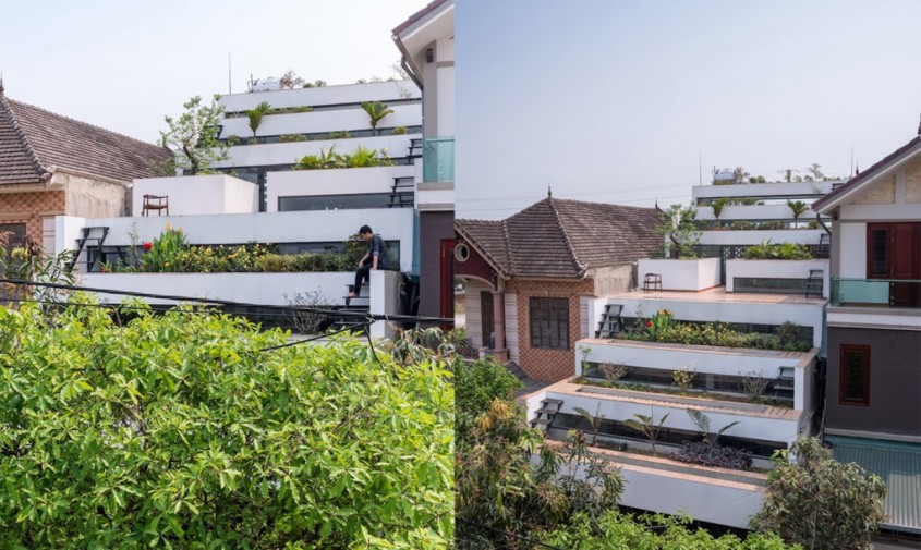 Casa cu Terase - O casa cu terase ce combina arhitectura cu agricultura urbana