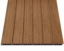 Panouri modulare riflate riflaj decor GEPLAST Twix Claddy Teak - Colectia TWIX Claddy