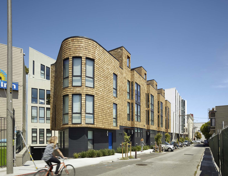 Complexul multi-functional 300 Ivy Street  - Locuire colectiva proportionata cu scara umana si cladirile invecinate