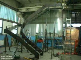 Productie scara metalica - model Athen - Procesul de productie al scariilor
