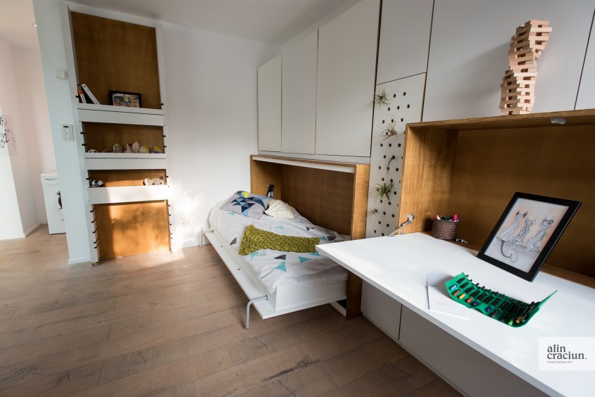 Etaj - Dormitor Mic - Casa viitorului, prototipul EFdeN, se gaseste pe traseul Noptii Muzeelor 2016