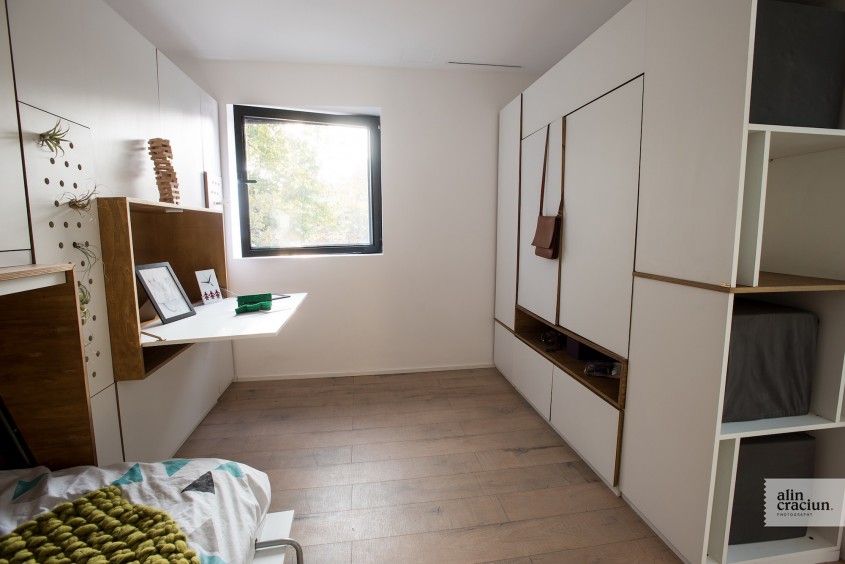 Etaj - Dormitor Mic - Casa viitorului, prototipul EFdeN, se gaseste pe traseul Noptii Muzeelor 2016