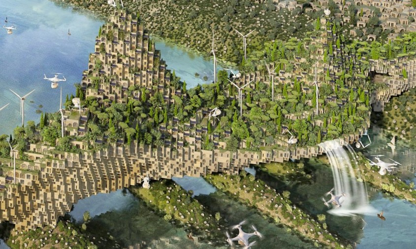 Cinci poduri acoperite cu ferme urbane ar putea revitaliza un oraș sfâșiat de război - Cinci