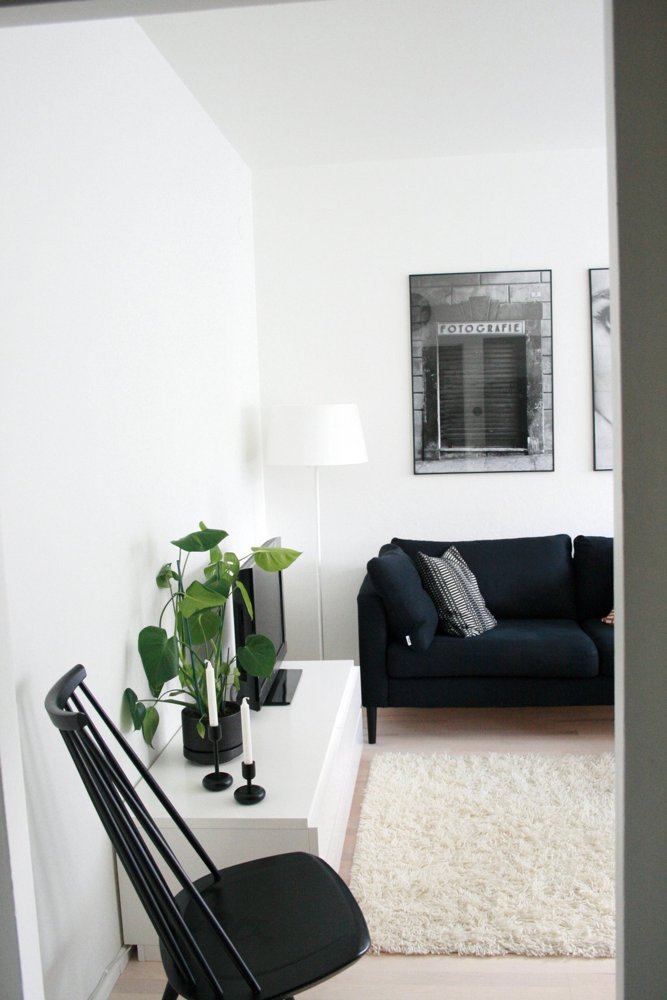 Apartament amenajat in alb si negru - Apartament amenajat in alb si negru