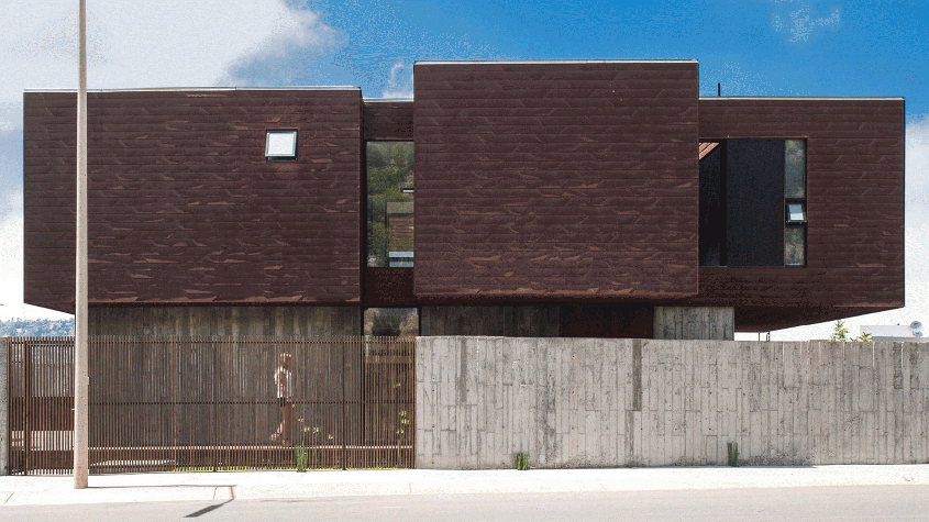 Casa GS - Locuinta cu volume din beton si metal