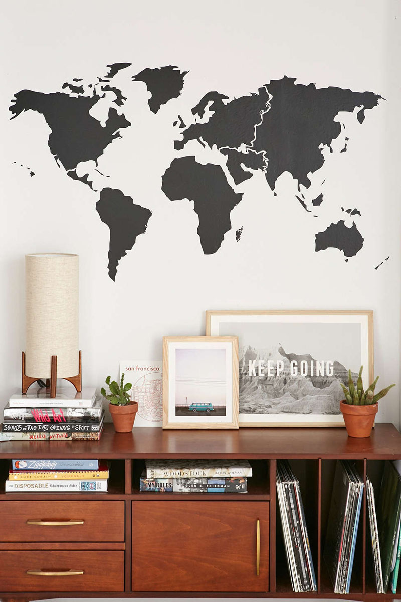10 modele interesante de harti ale lumii - Cu harta lumii pe perete! Iată 10 modele