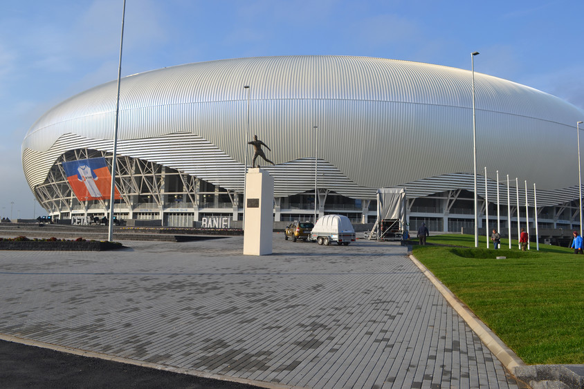Stadionul Ion Oblemenco, Craiova - Elis Pavaje a contribuit la amenajarea noului stadion din Craiova