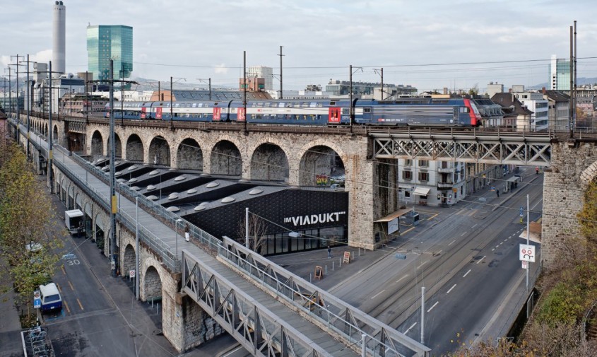 Un viaduct din Zurich este acum un spatiu comercial foarte cautat - Un viaduct din Zurich