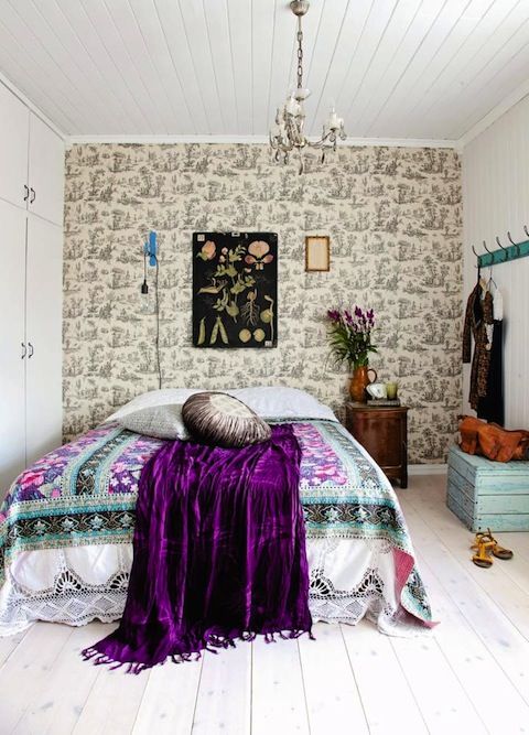 Dormitor amenajat in stilul boho-chic - Nonconformism si arta: dormitoare in stilul boho-chic