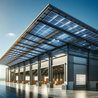 Depozit vazut din drona - Prezentare AMAR SOLAR ENERGY