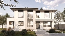 Fatada casa - Casa proiectata de Nimad Architects