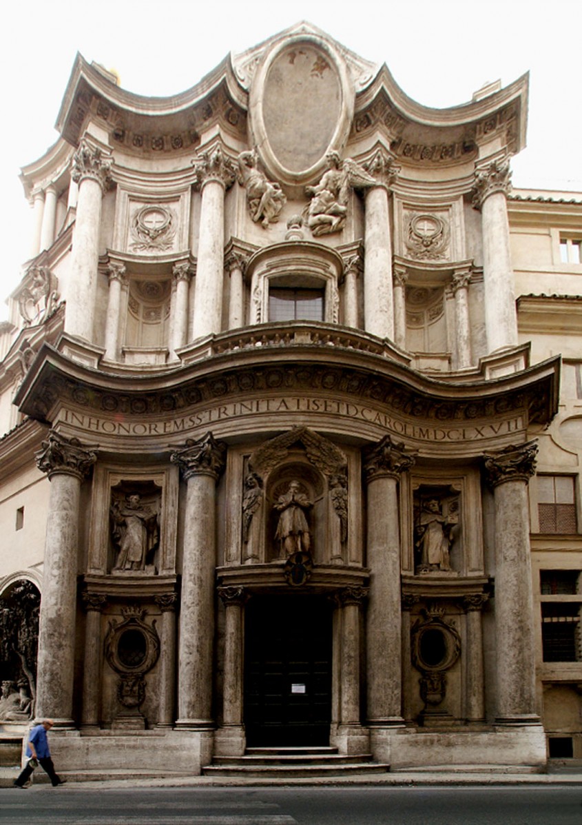 Biserica San Carlo alle Quattro Fontane, Roma - Lectia de arhitectura - emblemele stilului baroc