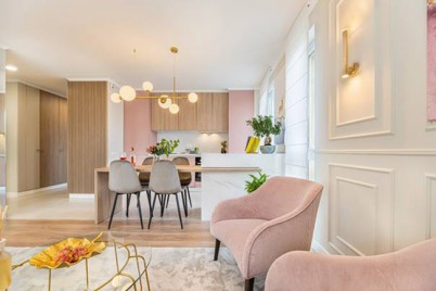 Apartament - stil contemporan elegant - Proiecte realizate de 7 SENSES DESIGN