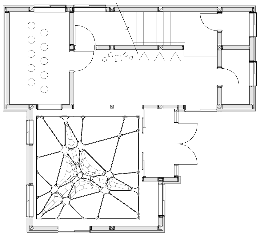 Exemple de proiectare pentru miceliu - Structura care demonstrează utilitatea ciupercilor în construcții