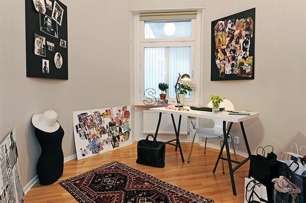 Camera destinata muncii la domiciliu croitorie si moda - Inspiratie pentru familisti design accesibil confortabil si
