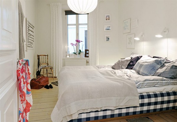 Unul dintre dormitoare - Inspiratie pentru familisti design accesibil confortabil si practic pentru un apartament cu