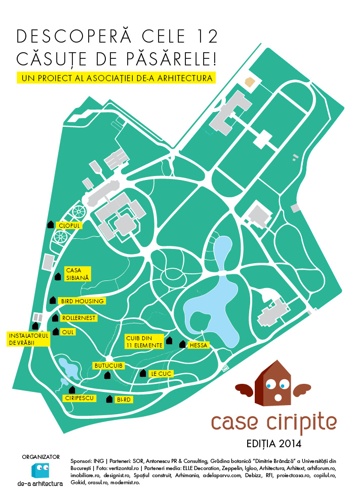 Casele Ciripite ajung acasa in Gradina Botanica “Dimitrie Brandza” a Universitatii Bucuresti - Casele Ciripite ajung