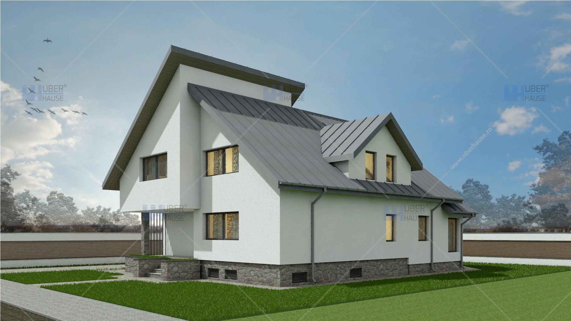 Poze Imagini Proiecte Case Cu Parter Si Mansarda Uberhause