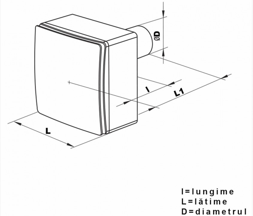 Ventilator centrifugal tip VN - 1 80 - Ventilator centrifugal tip VN - 1 80