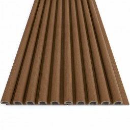 Panouri riflate riflaj modulare decor GEPLAST TWIX Duplo TEAK - TWIX Barecode A
