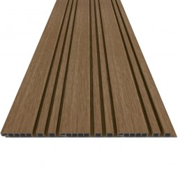 Panouri riflate riflaj modulare decor GEPLAST TWIX Barecode B TEAK - TWIX Barecode A