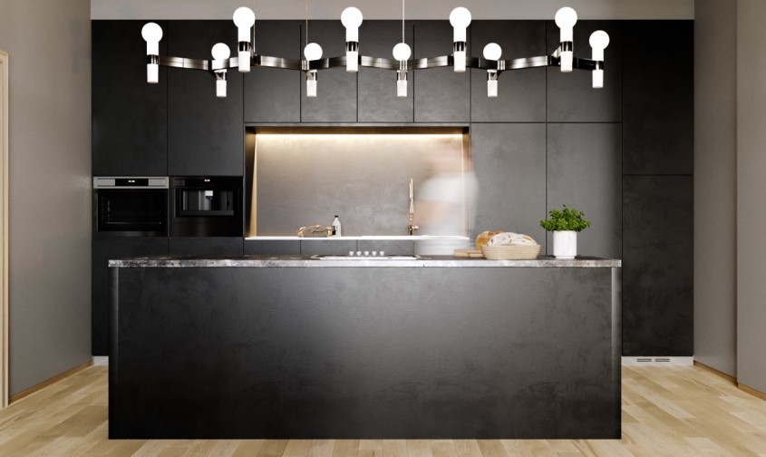 Exemple spectaculoase de iluminat pentru bucătărie - Exemple spectaculoase de iluminat pentru bucătărie