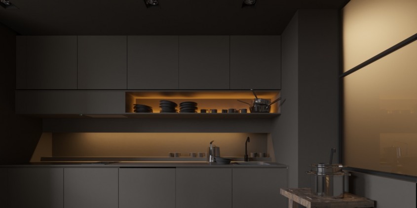 Exemple spectaculoase de iluminat pentru bucătărie - Exemple spectaculoase de iluminat pentru bucătărie