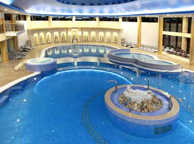 Zona de wellness si aqua park-ul Hotelului Izvor - Arandelovac Serbia - Sika Top Seal 107