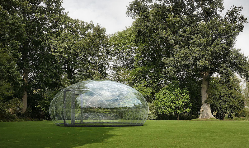 Designul unei cupole transparente folosite în aer liber a fost inspirat de o picătură de apă