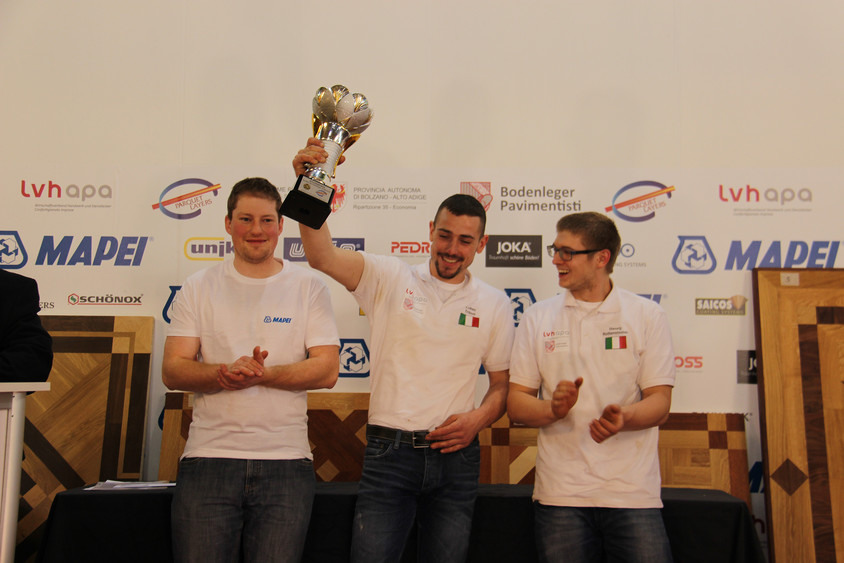 Johannes Egger, Lukas Tribus si Georg Rottensteiner - Campionatul European al Montatorilor de Pardoseli: editia a-6-a 