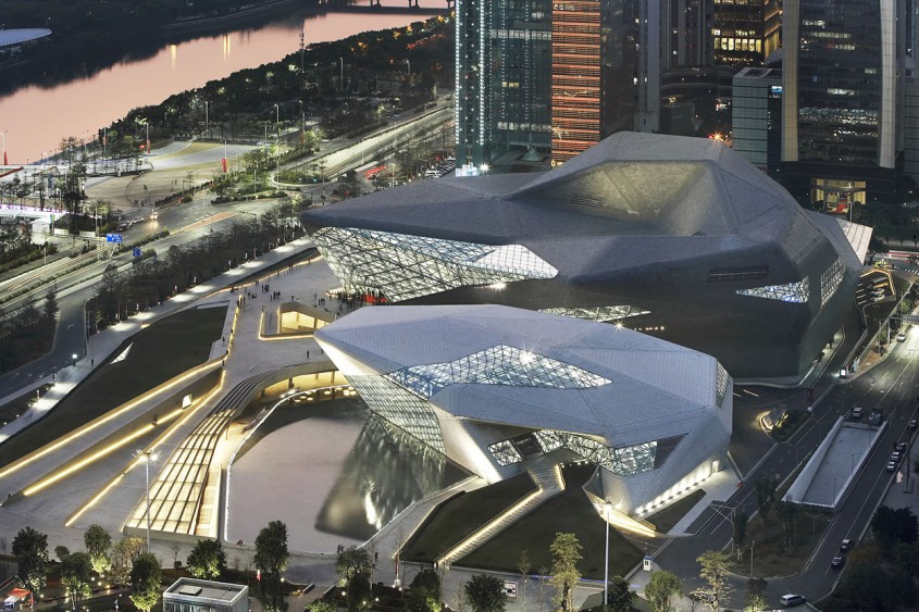 Guangzhou Opera House China - Doliu in lumea arhitecturii Zaha Hadid a decedat ieri in urma